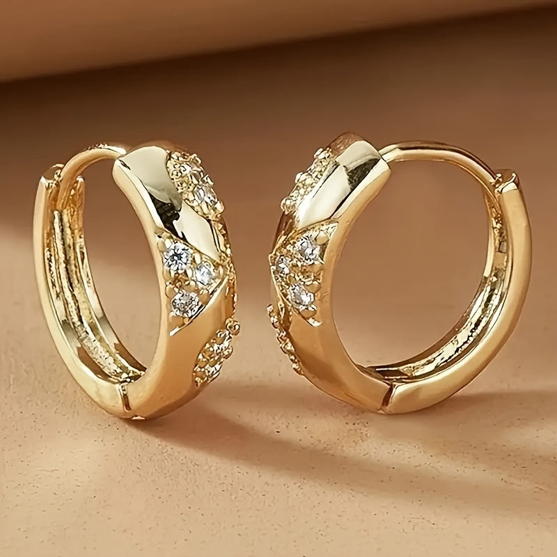 Fashionable Bohemian Golden Earrings
