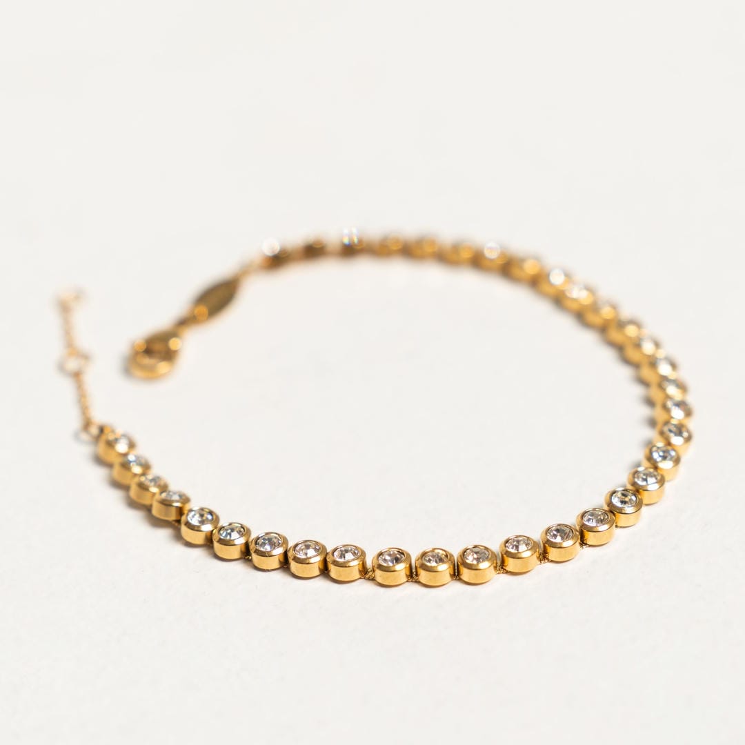 Classic Silver or Gold Tennis Bracelet