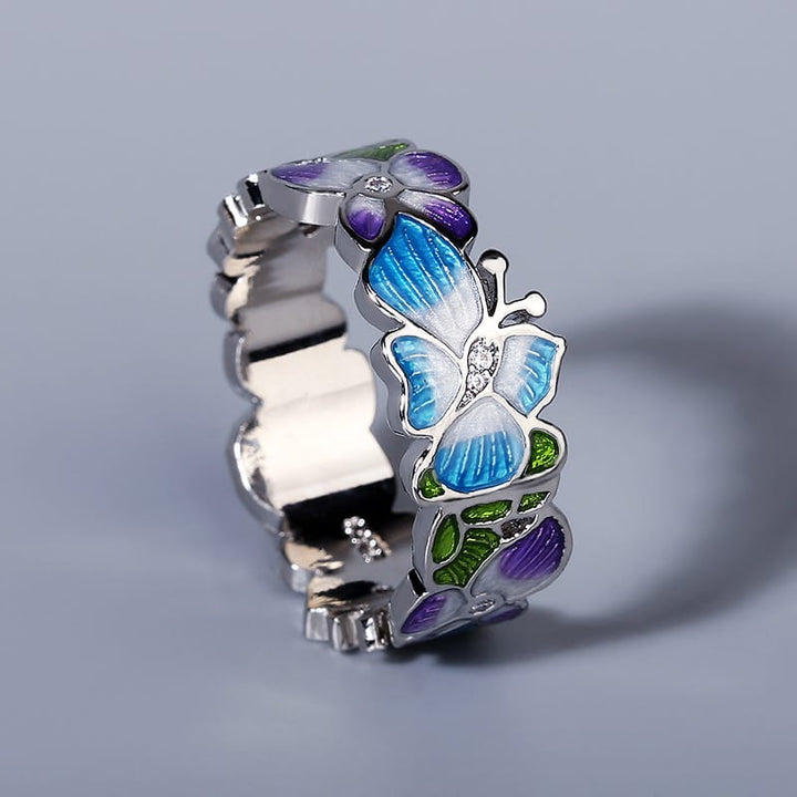 Aurora Gem Mosaic Ring