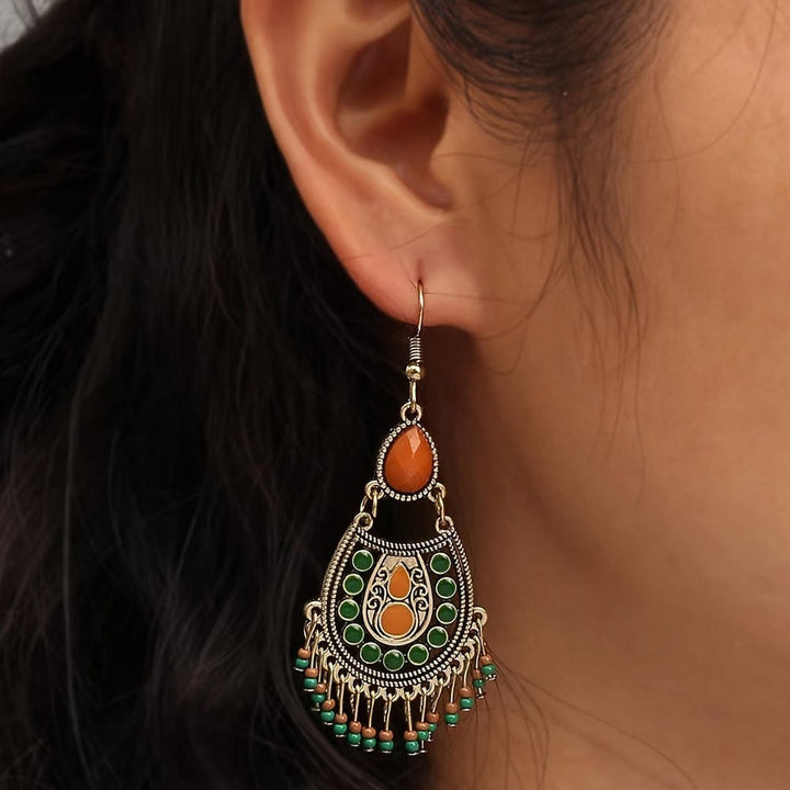 Autumn Earth Chandelier Earrings