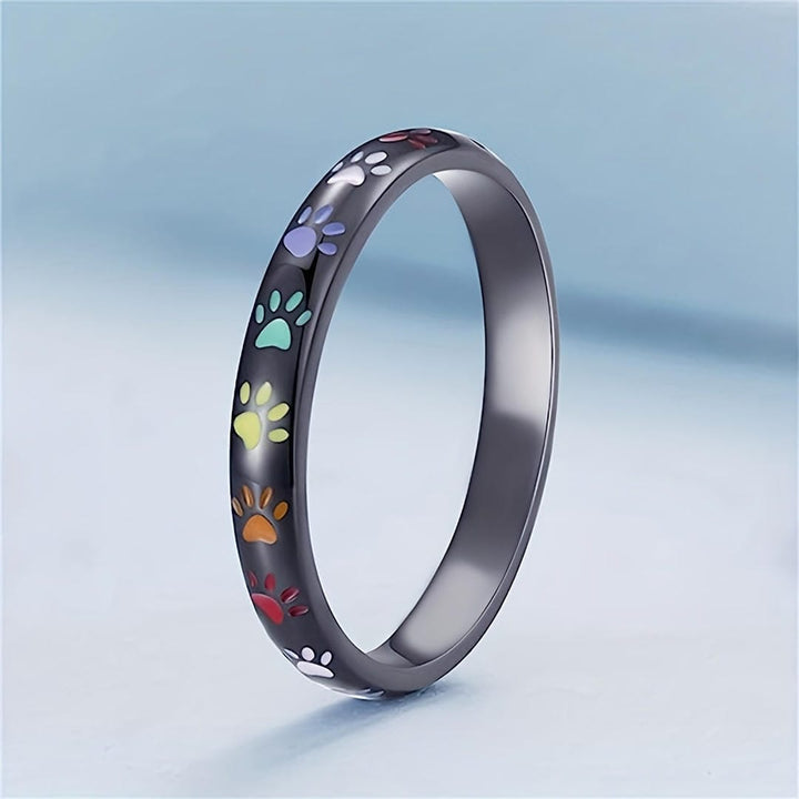 Elegant Paw Promise Ring