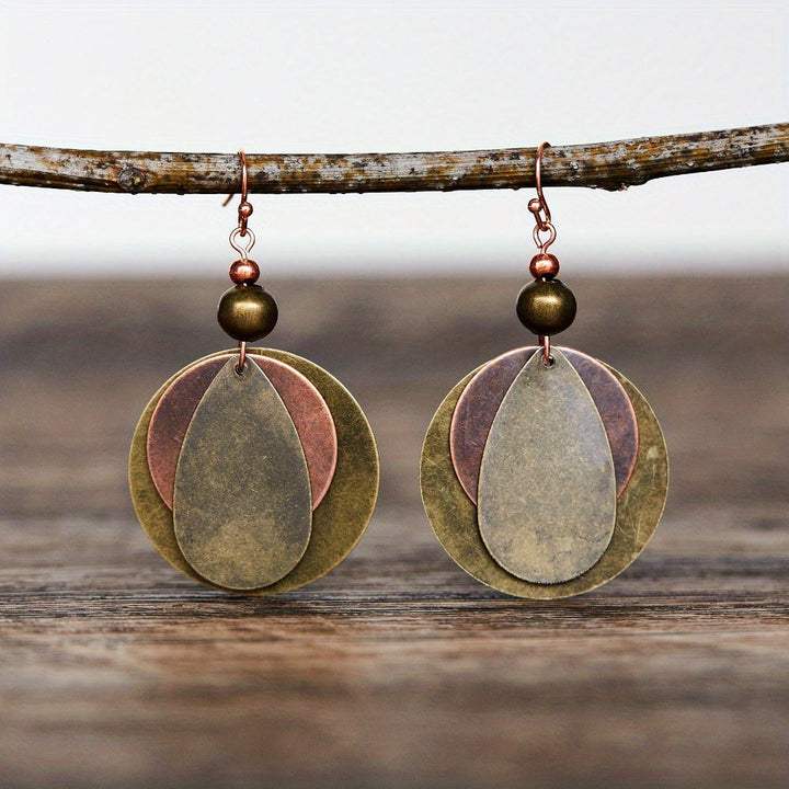 Bohemian Vintage Round Dangle Earrings