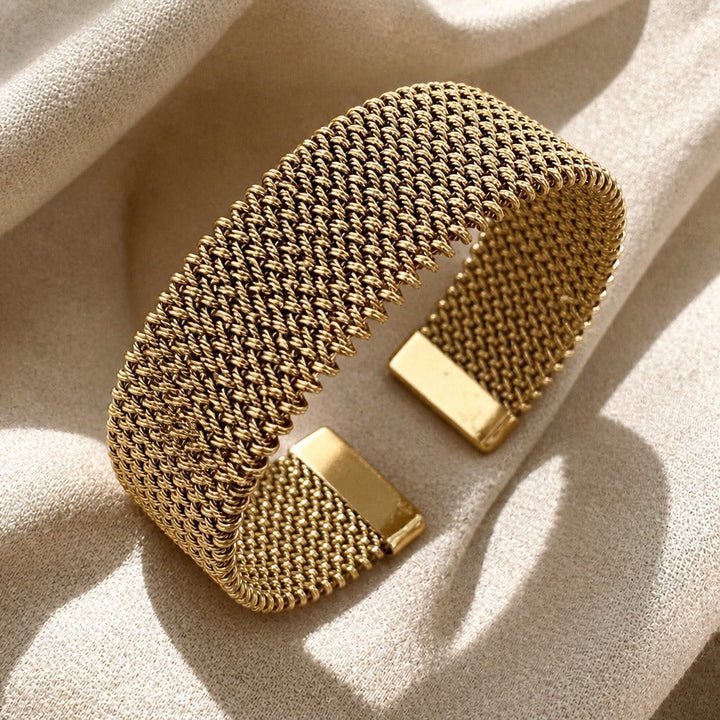 Woven Gold Plated Bracelet