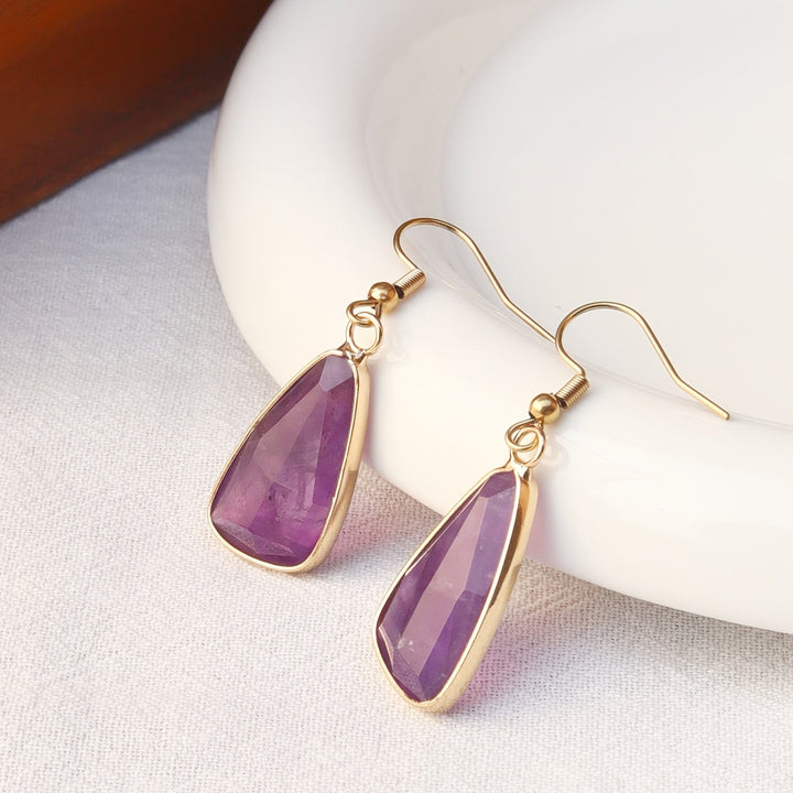 Refined Triangle  Beaded Earrings