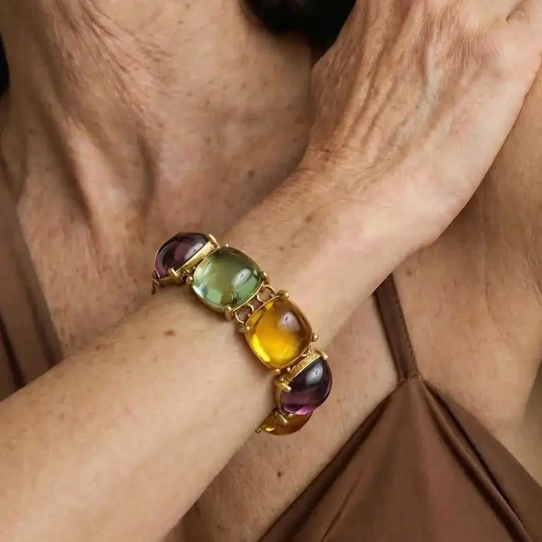 Bohemian Sunset Gem Bracelet