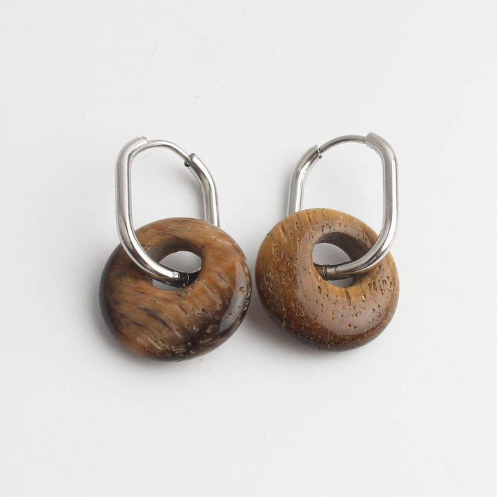 Tirza Earrings Natural Stone