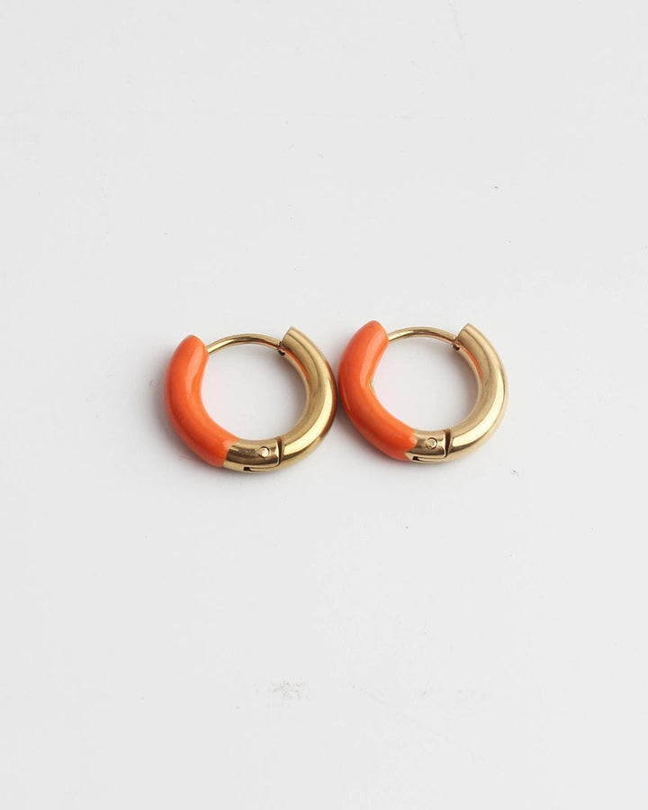 Happy colourful Hoop Earrings