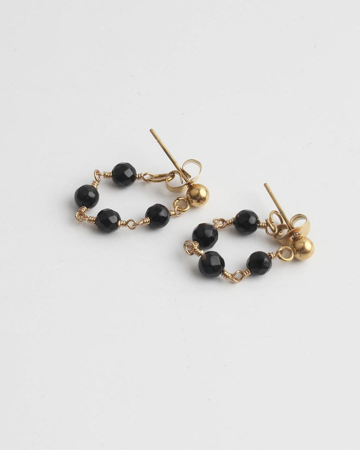 Lea Sleek Multiple Stone Stud Earrings