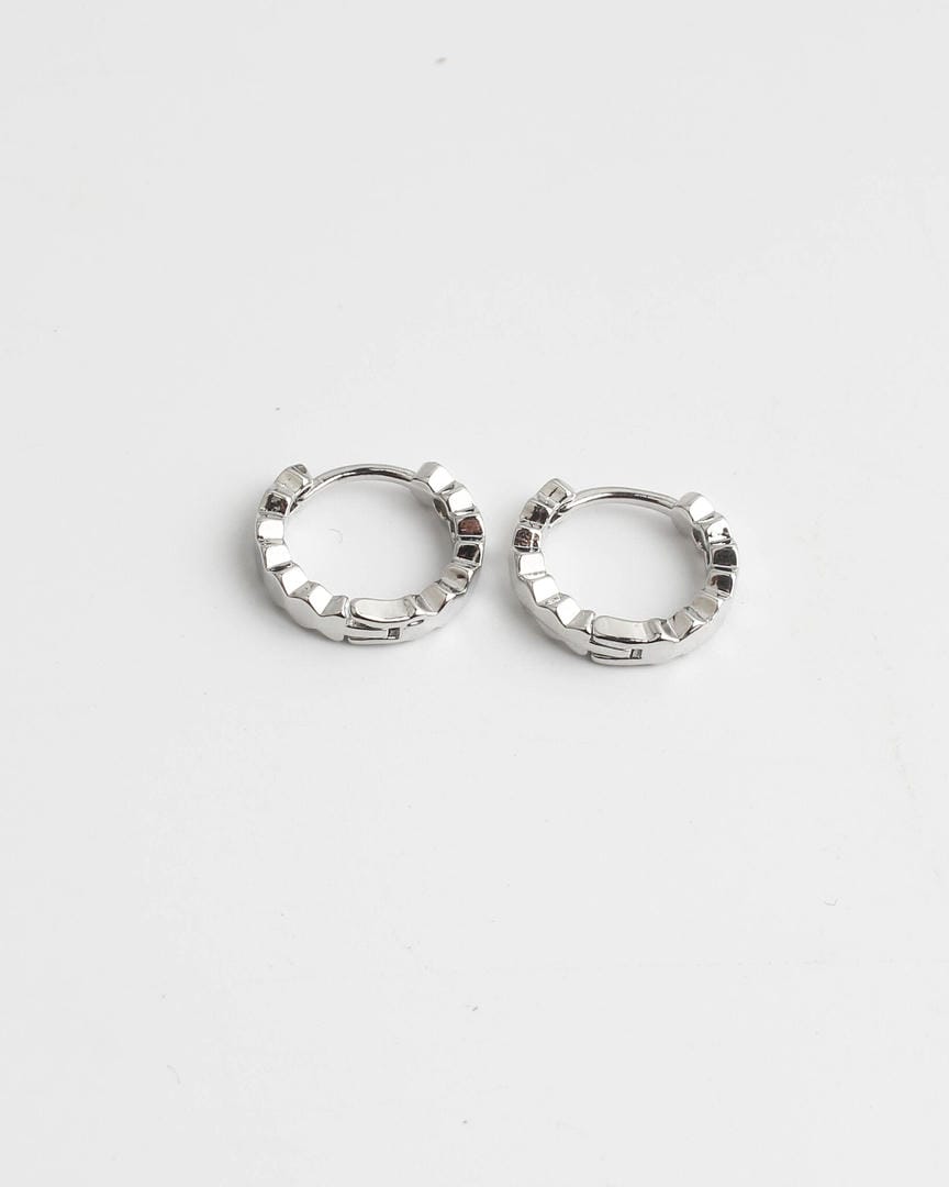 Emma Radiant Classic Hoop Earrings