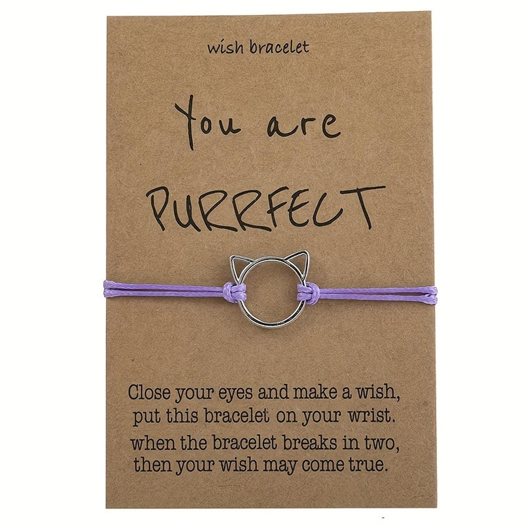 Purrrfect Silver Gifting Bracelet