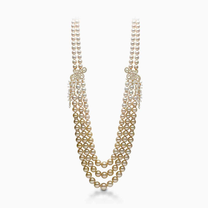 Champagne Gala Pearl Necklace
