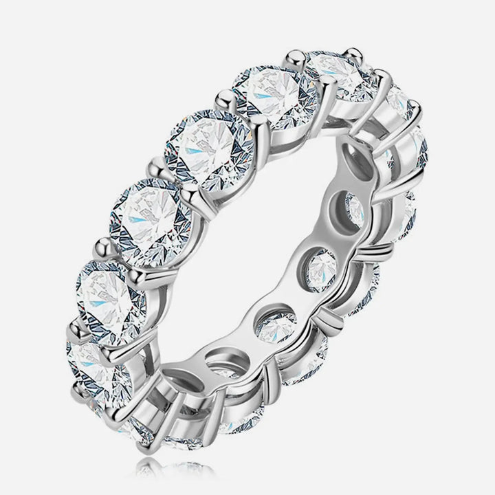 Coralia Moissanite Eternity Band Ring