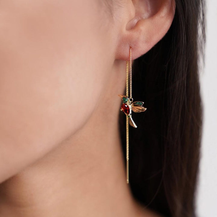 Hummingbird colourful Chic Earrings