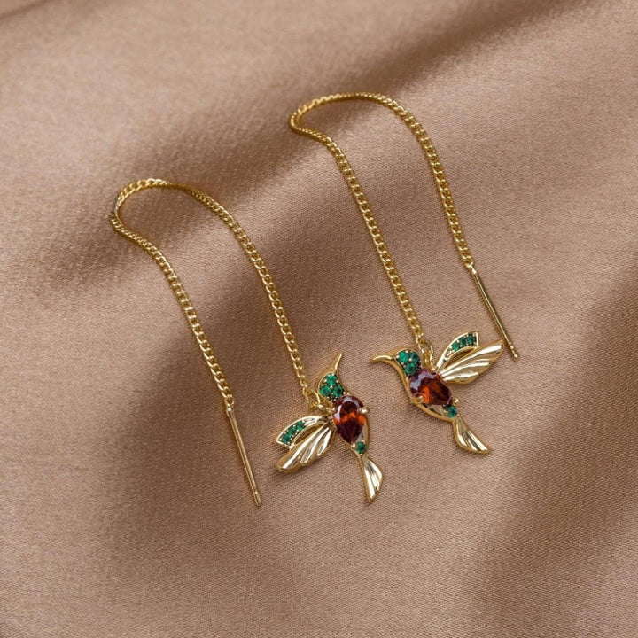 Hummingbird colourful Chic Earrings