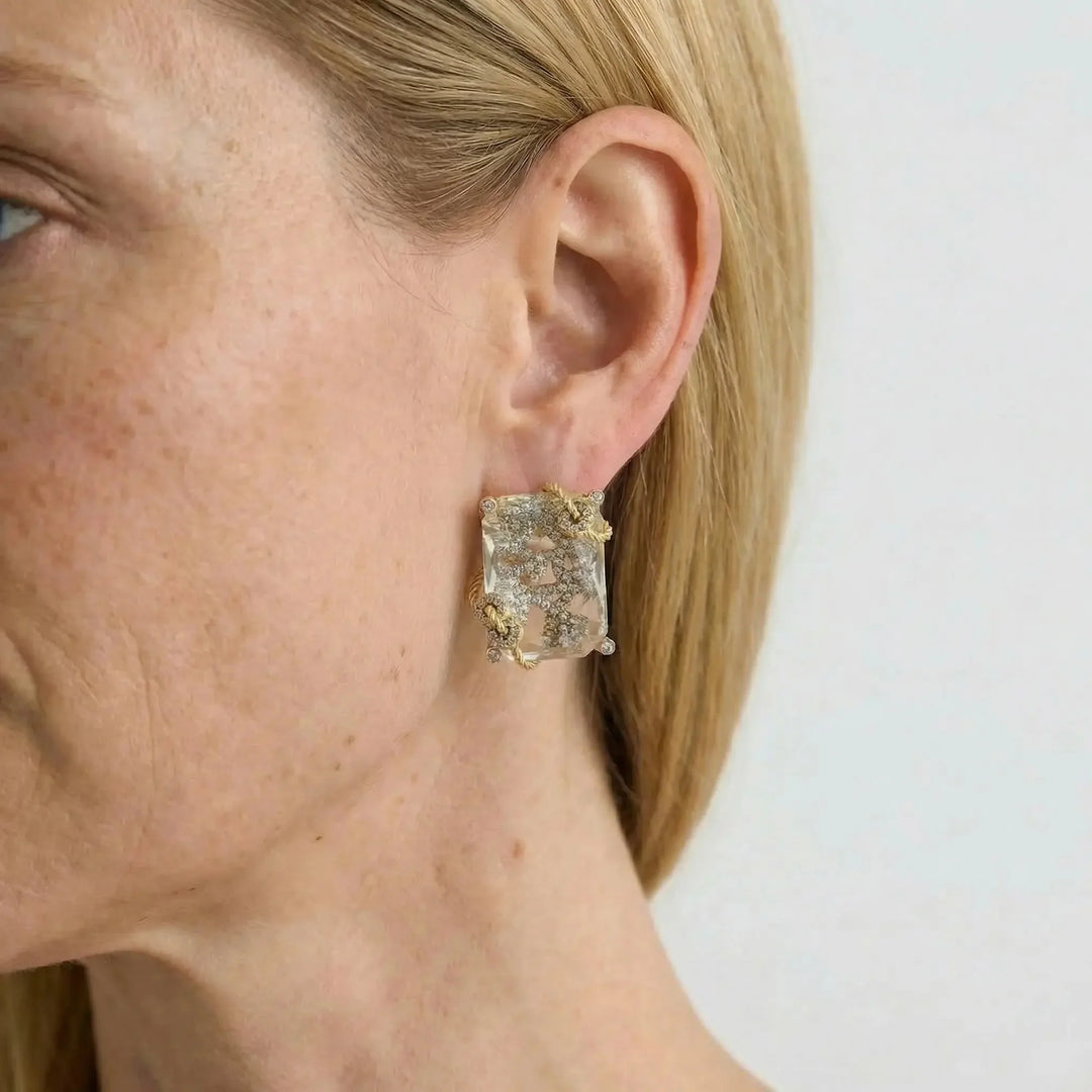 Crystal Vault Vintage Earrings