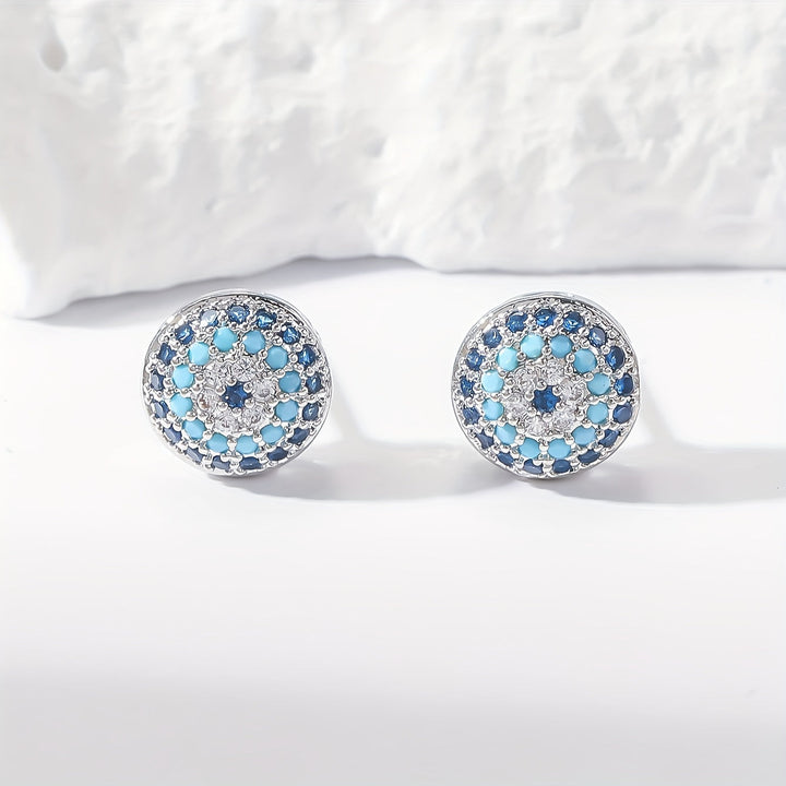 Inlaid Zirconia Exquisite Party Earrings