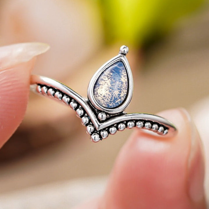 Timeless Moonstone Aura Ring