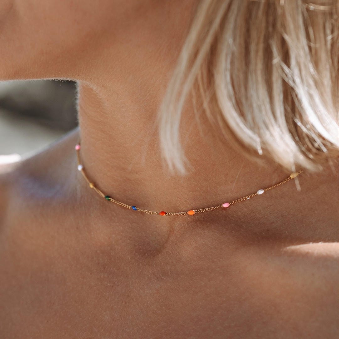 Tropical Aloha Multicolour Choker