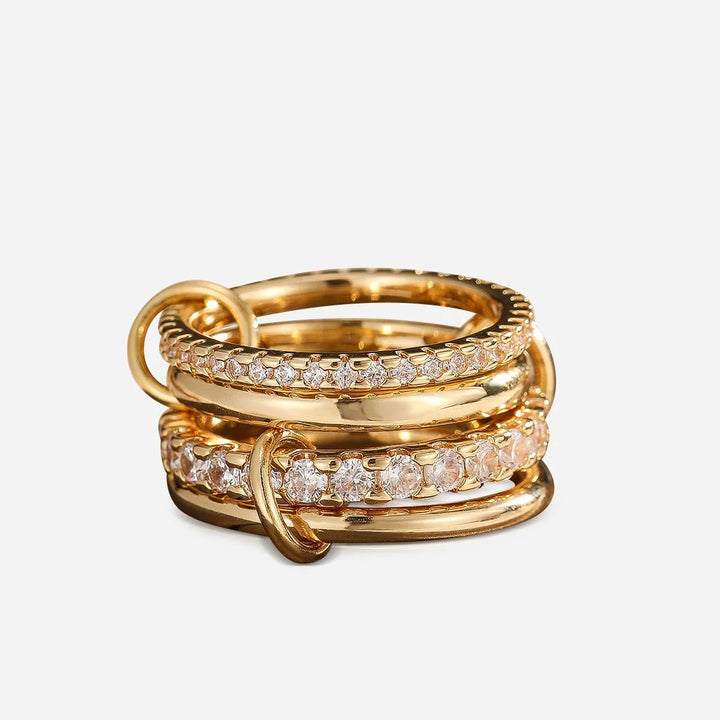 Eterna Stack Crystal Ring