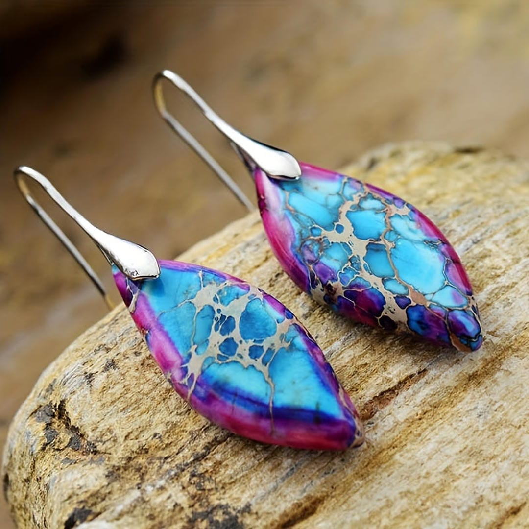 Amethyst Natural Stone Earrings