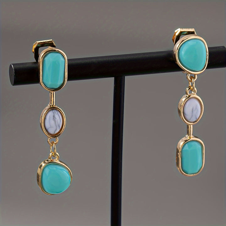Timeless Trio Pearls Drop Earrings