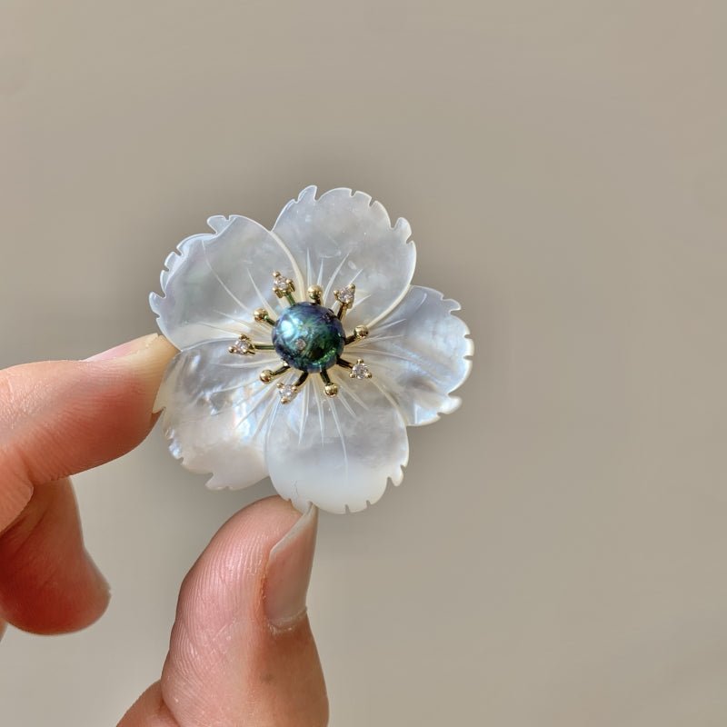 Frosted Blossom Brooch