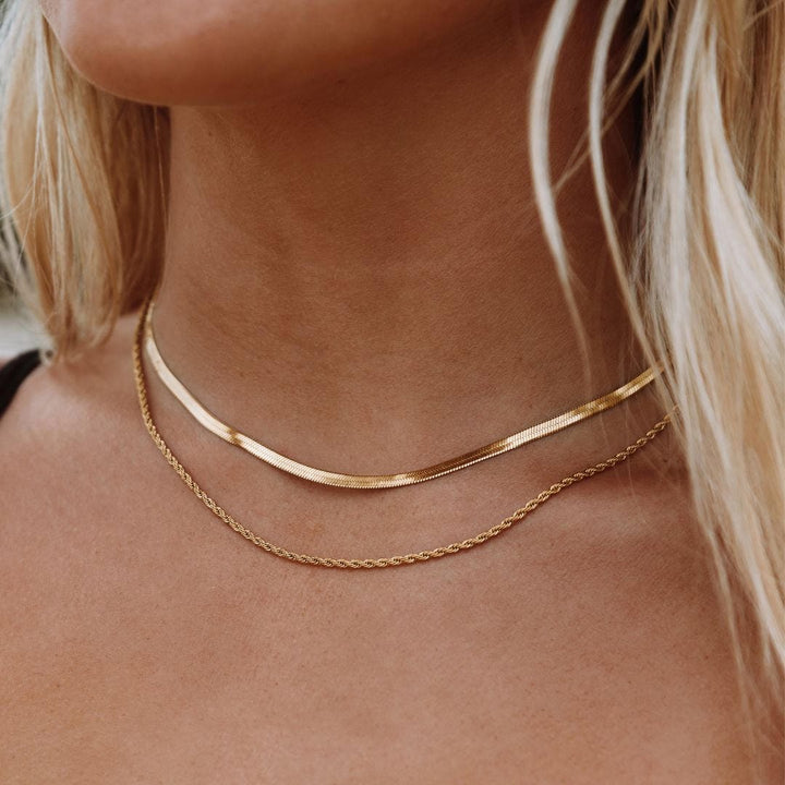 Elegant Flow Layered Necklace Set