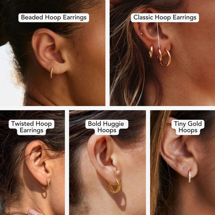 Everyday Hoops Earrings Set
