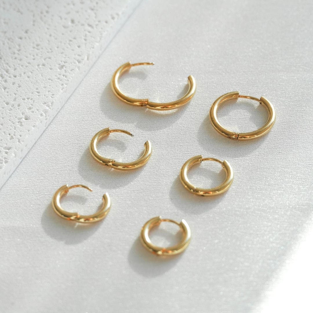Endless Shine Triple Hoop Set