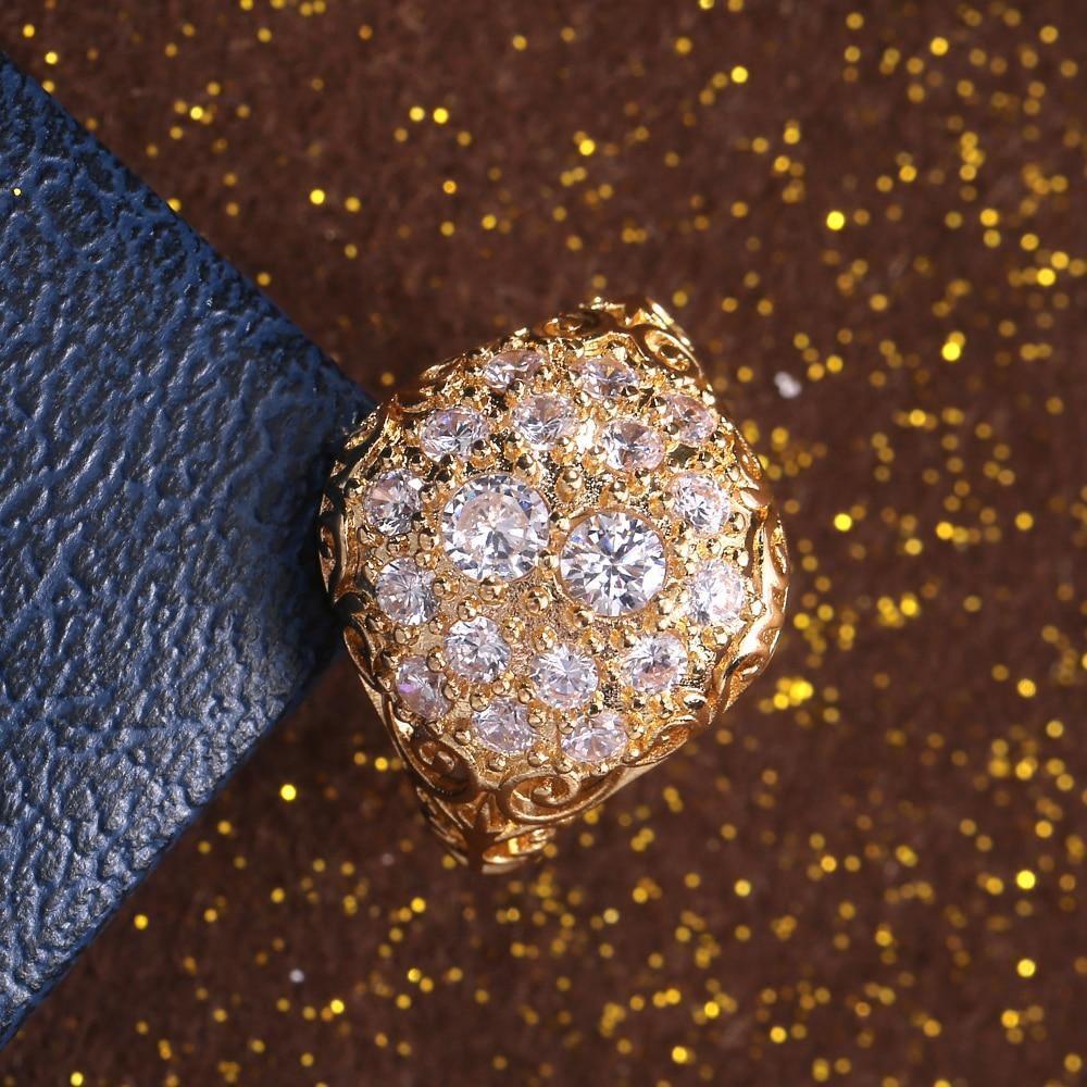 Vintage Gold Round Diamond Ring