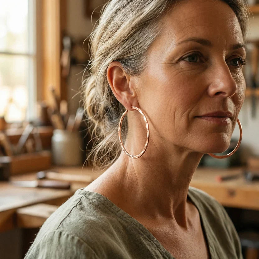 Prestige Willow Copper Earrings