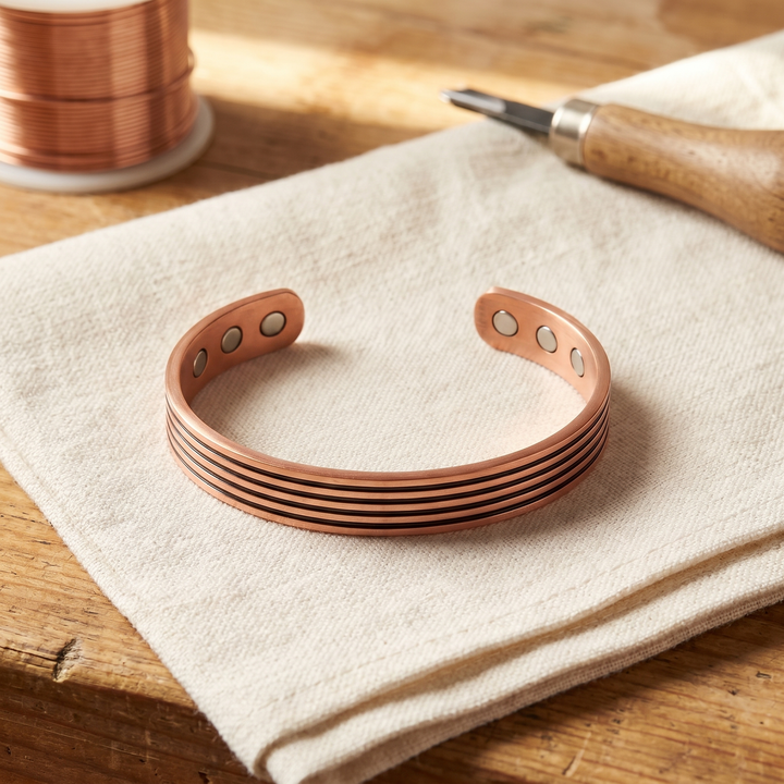Sage Harmony Copper Bracelet