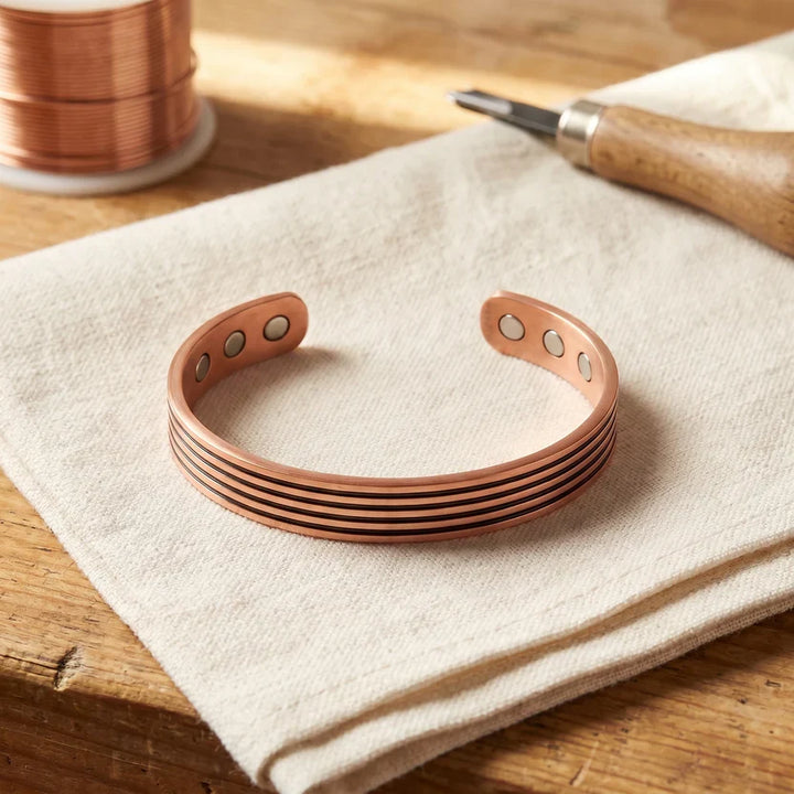 Verdant Harmony Copper Bracelet