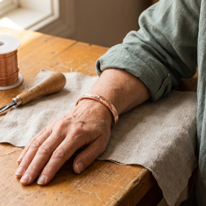 Cascade Lunar Copper Bracelet