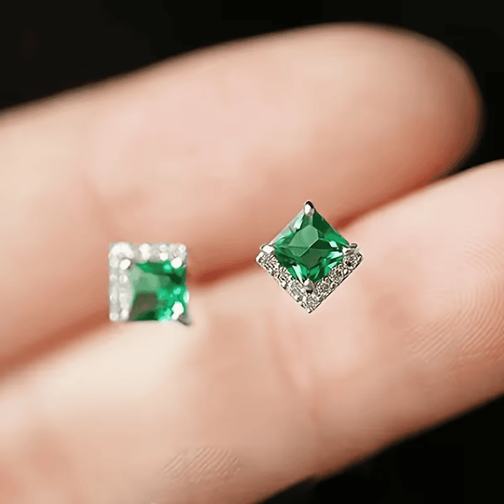 Elegant Prism Halo Earrings