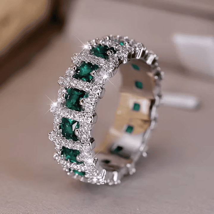 Luxe Emerald Eternity Ring