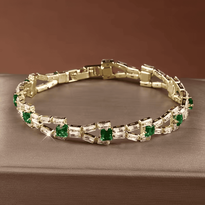 Baguette Royale Emerald Bracelet