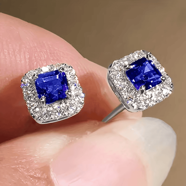 Regal Square Stud Earrings