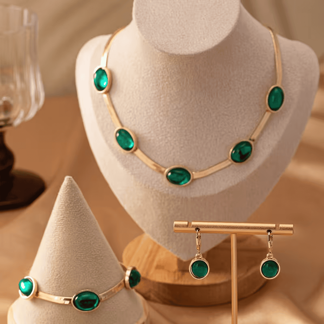 Verdant Grace Jewelry Set