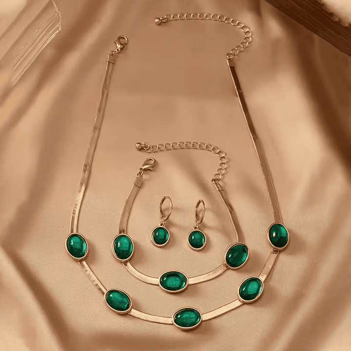 Verdant Grace Jewelry Set
