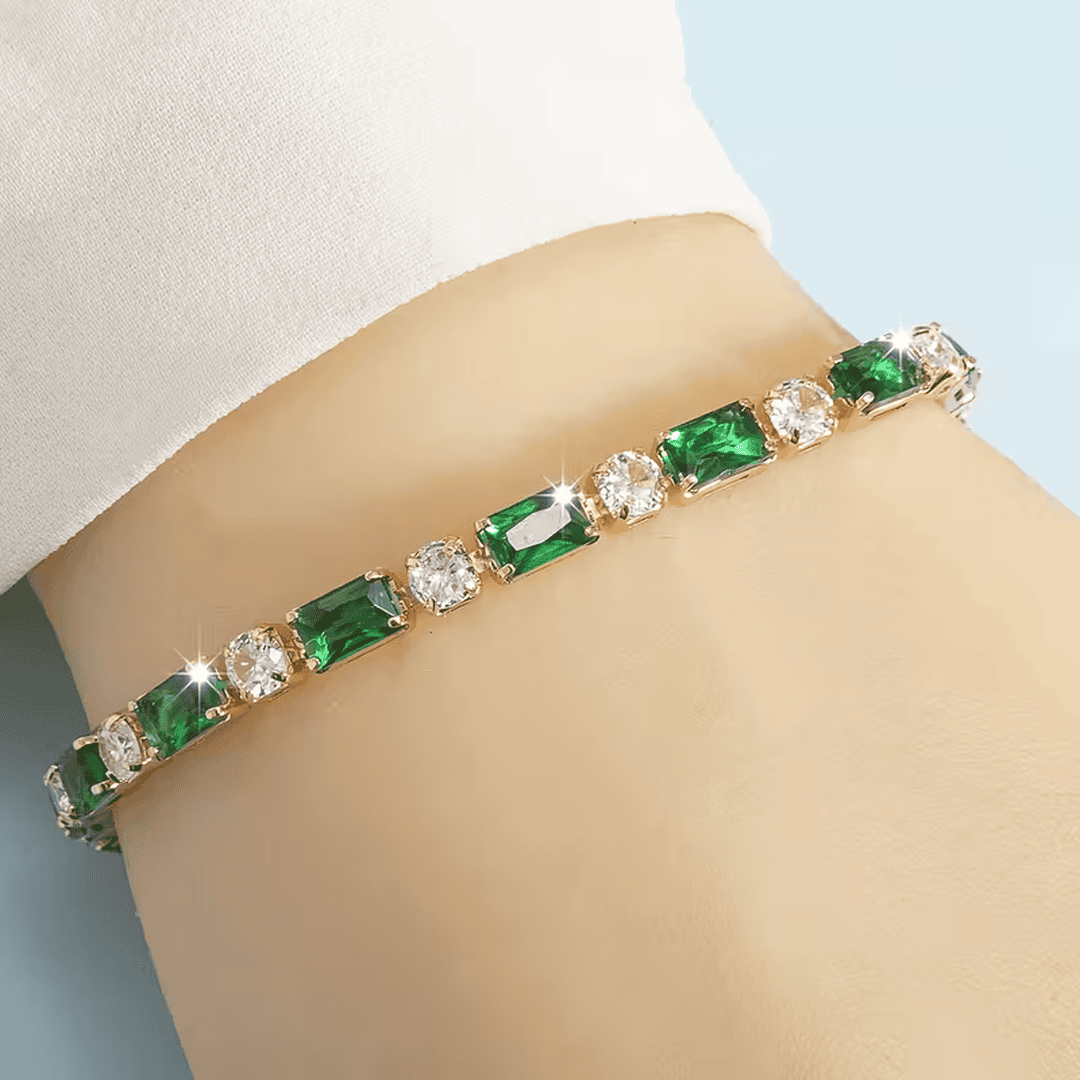 Emerald Crystal Radiance Bracelet