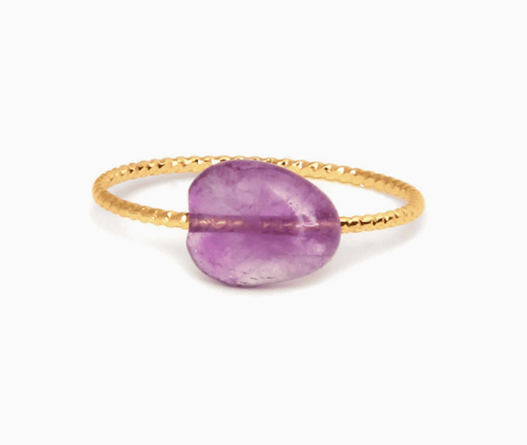 Thin Ring with colourful Stones