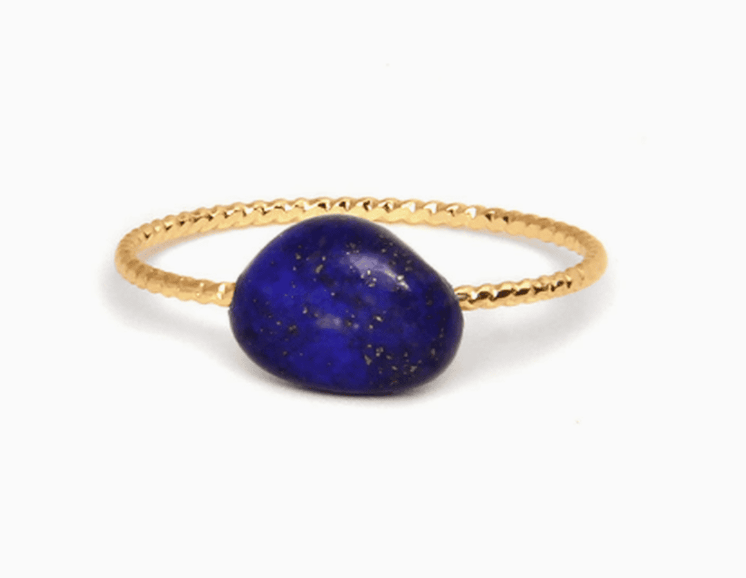 Thin Ring with colourful Stones