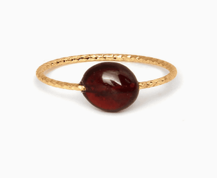 Thin Ring with colourful Stones