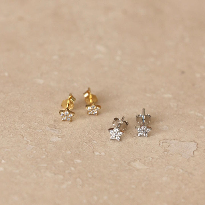 Micro Star Stud Earrings