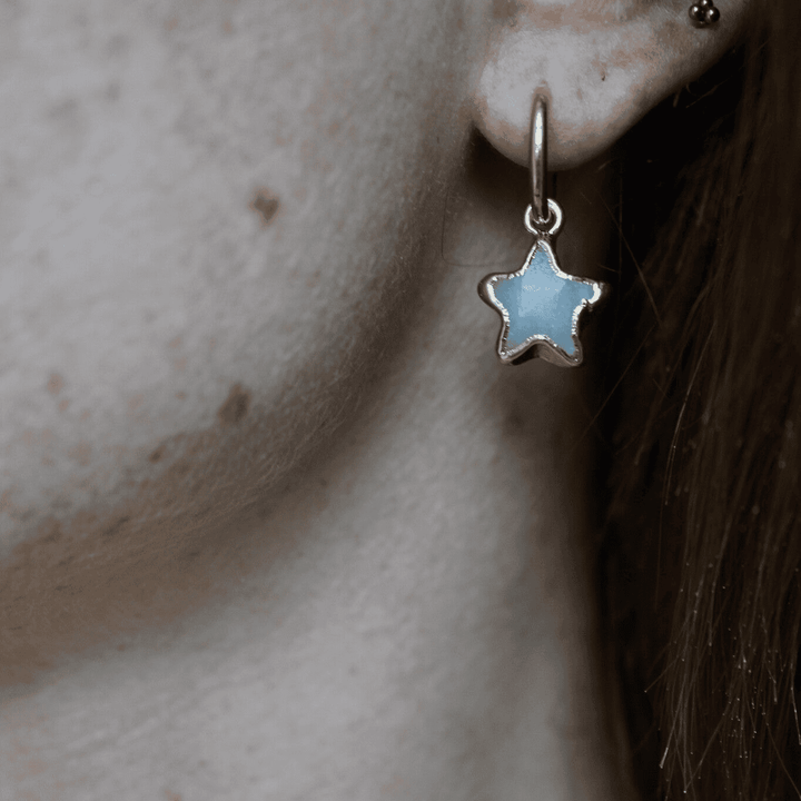 Starry Lovely Stone Earrings