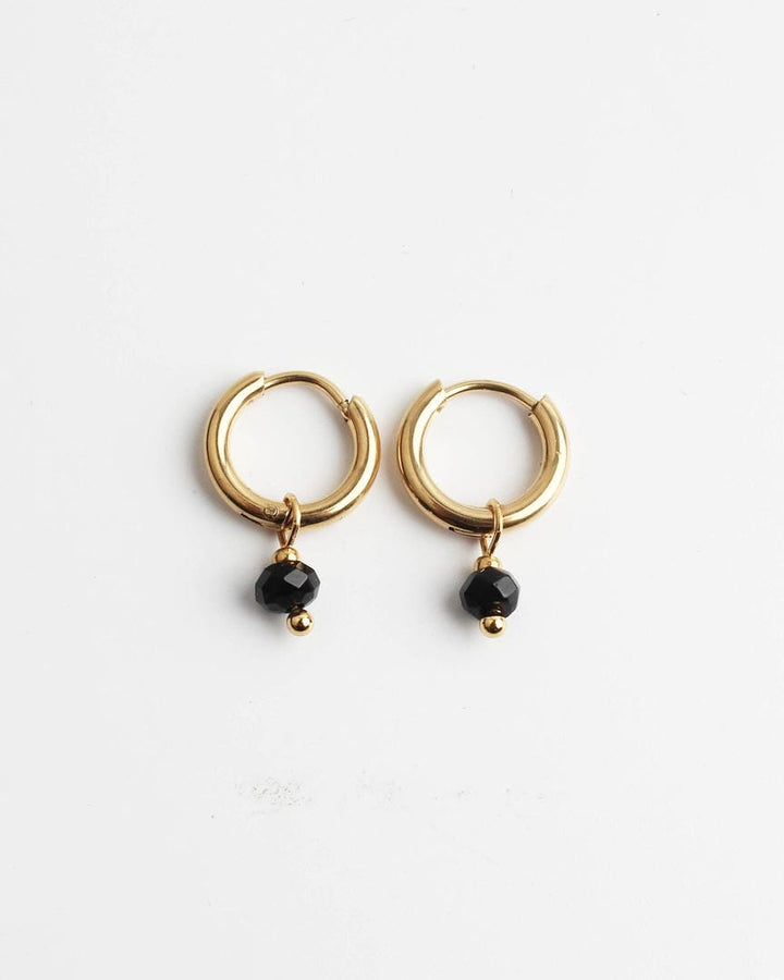 Minimalist Stone Dangle Earrings