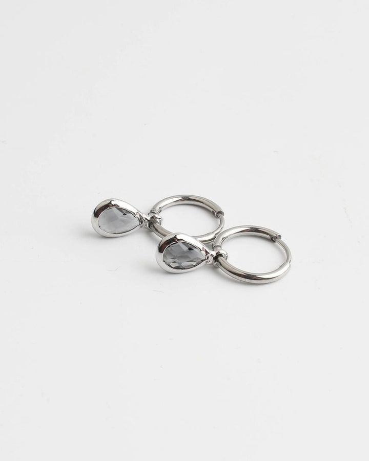 Dana Sleek Oval  Stone Earrings
