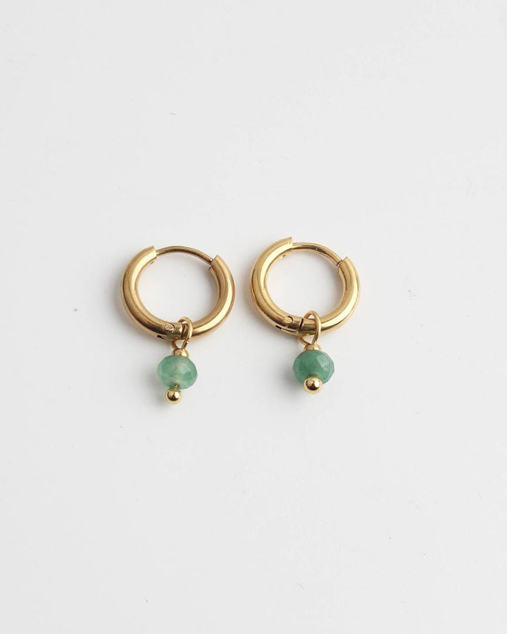 Minimalist Stone Dangle Earrings