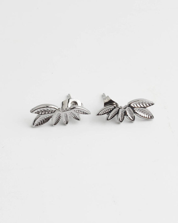 Vera Gorgeous Leaves Stud Earrings